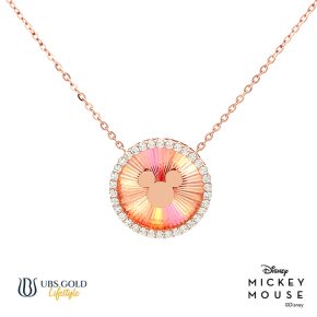 UBS Gold Kalung Emas Disney Mickey Mouse Rainbow - Kky0466 - 17K