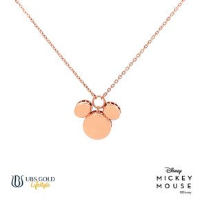 UBS Gold Kalung Emas Disney Mickey Mouse - KKY0489 - 17K