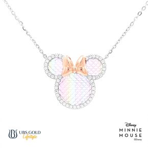 UBS Gold Kalung Emas Disney Minnie Mouse Rainbow - Kky0490 - 17K