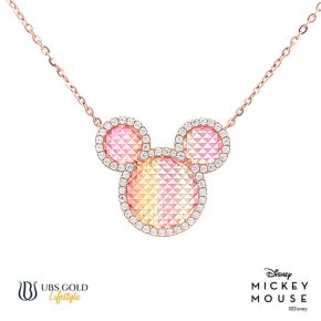 UBS Gold Kalung Emas Disney Mickey Mouse Rainbow - Kky0491 - 17K