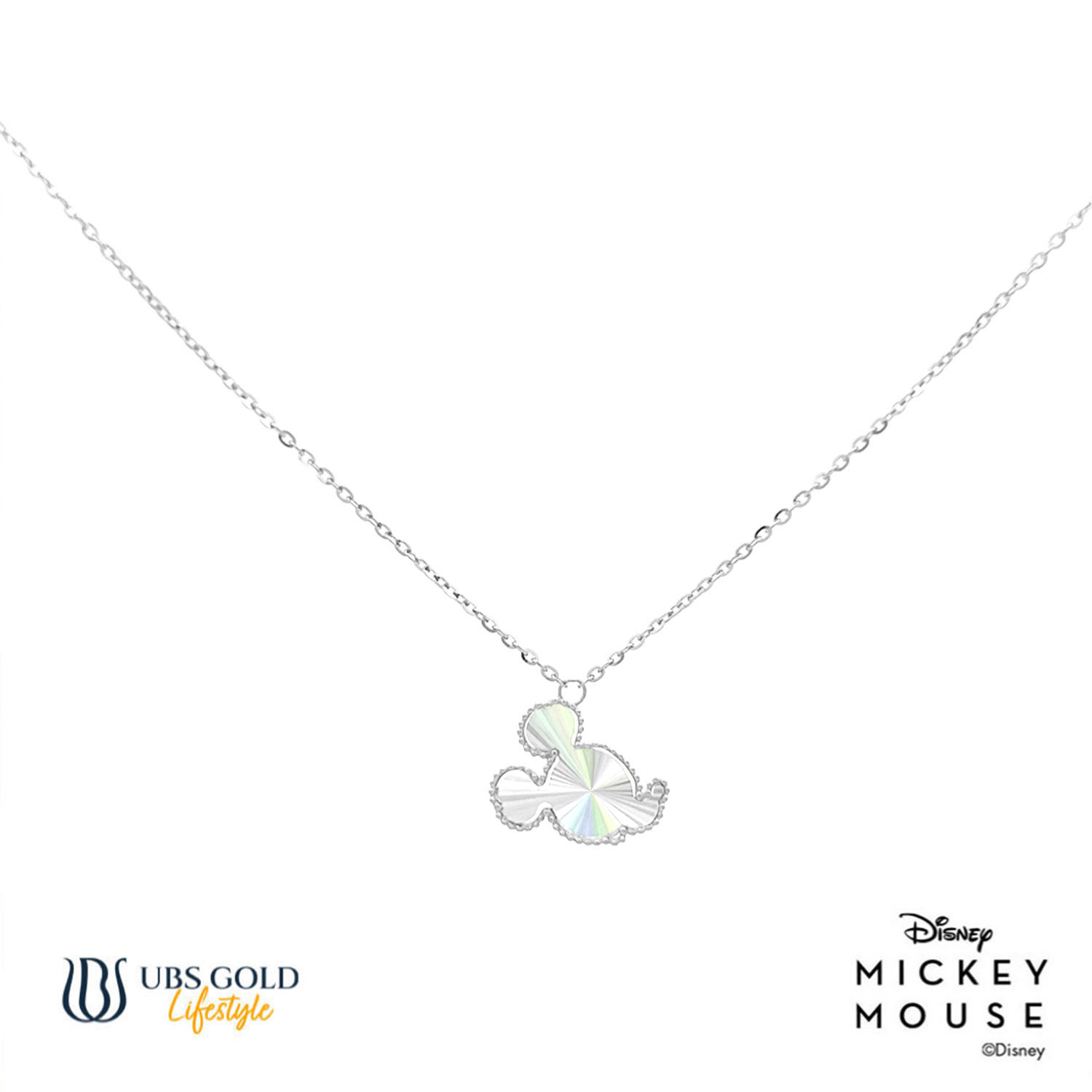 UBS Gold Kalung Emas Disney Mickey Mouse Rainbow - Kky0504 - 17K