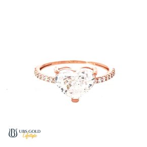 UBS Gold Cincin Emas Serina Le Solitaire - Ksc0978 - 17K