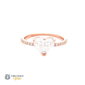 UBS Gold Cincin Emas Serina Le Solitaire - Ksc0979 - 17K