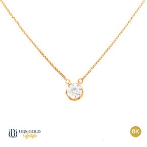 UBS Gold Kalung Emas Le Solitaire - Ksk0945K - 8K