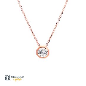 UBS Gold Kalung Emas Le Solitaire - Ksk0985 - 17K