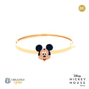 UBS Gold Gelang Emas Bayi Disney Mickey Mouse - Vgy0007K - 8K