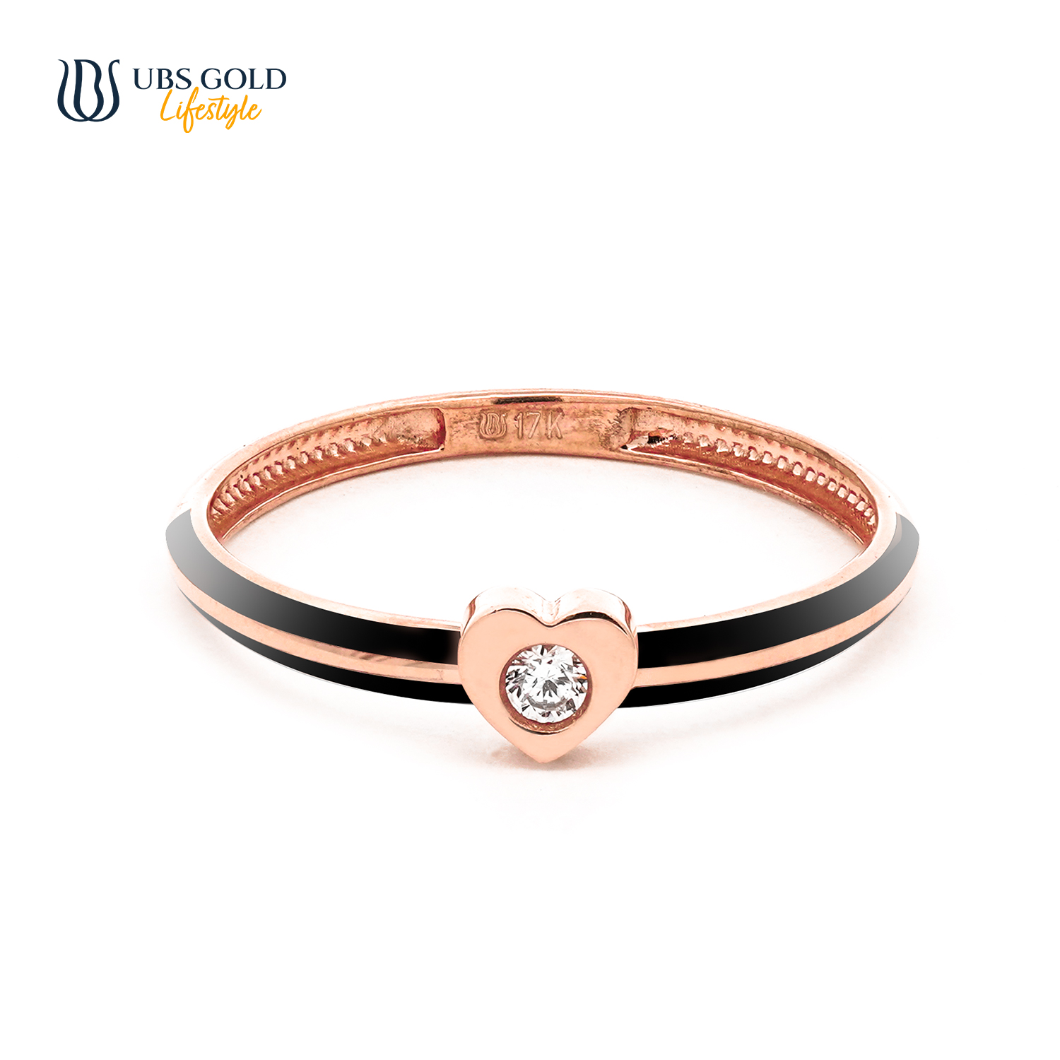 UBS Gold Cincin Emas Millie Molly - Cc17368I - 17K