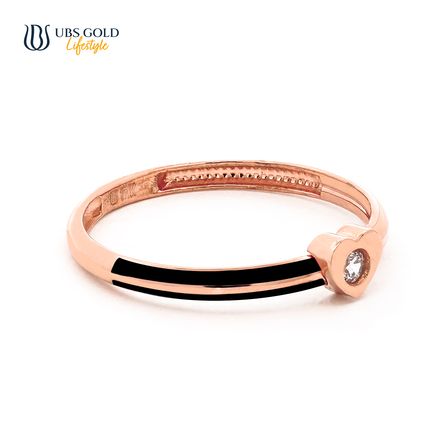 UBS Gold Cincin Emas Millie Molly - Cc17368I - 17K