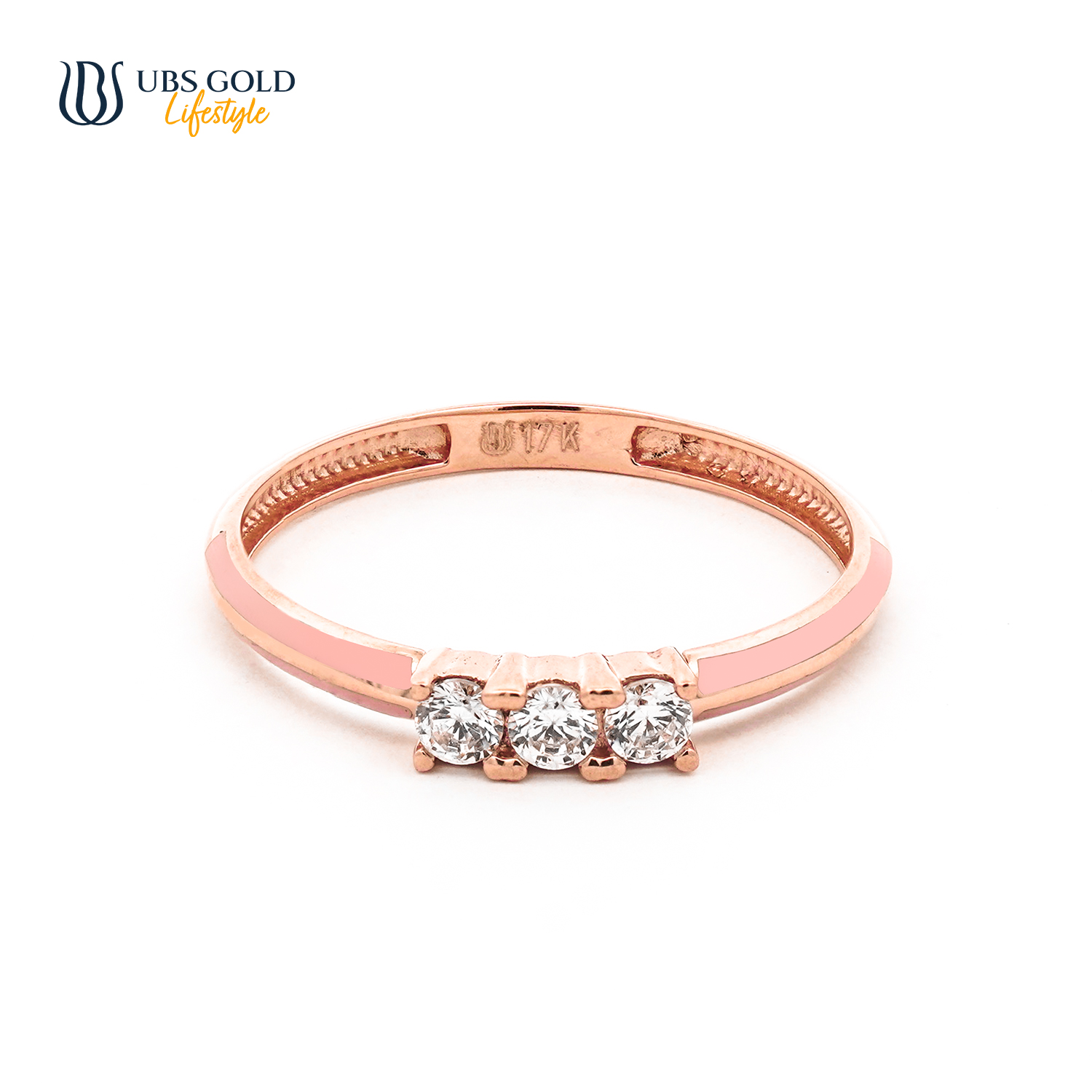 UBS Gold Cincin Emas Millie Molly - Cc17372P - 17K