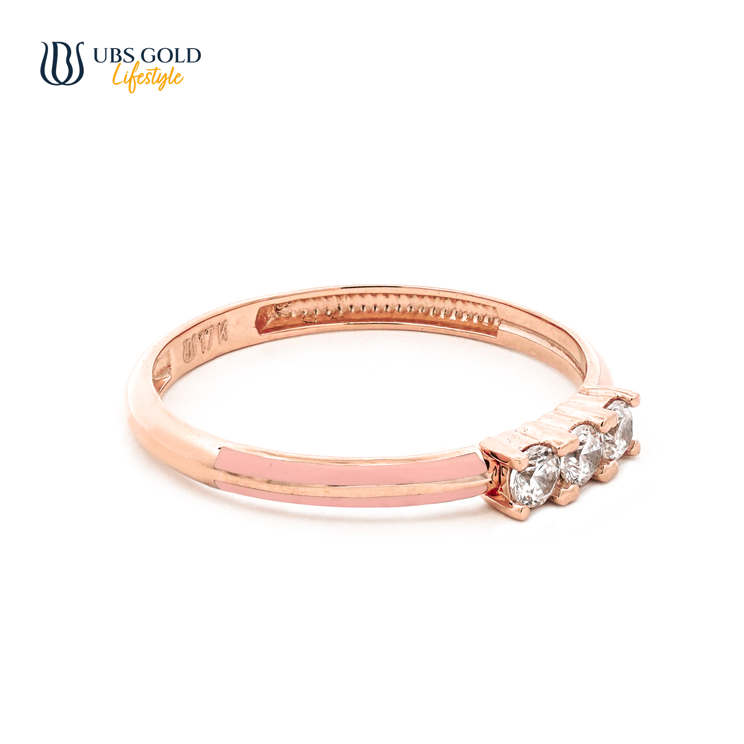UBS Gold Cincin Emas Millie Molly - Cc17372P - 17K