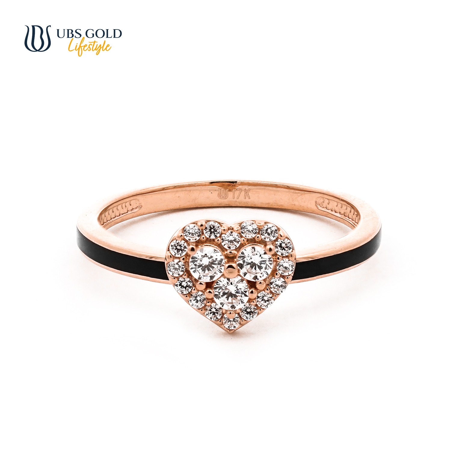 UBS Gold Cincin Emas Millie Molly - Cc17382I - 17K