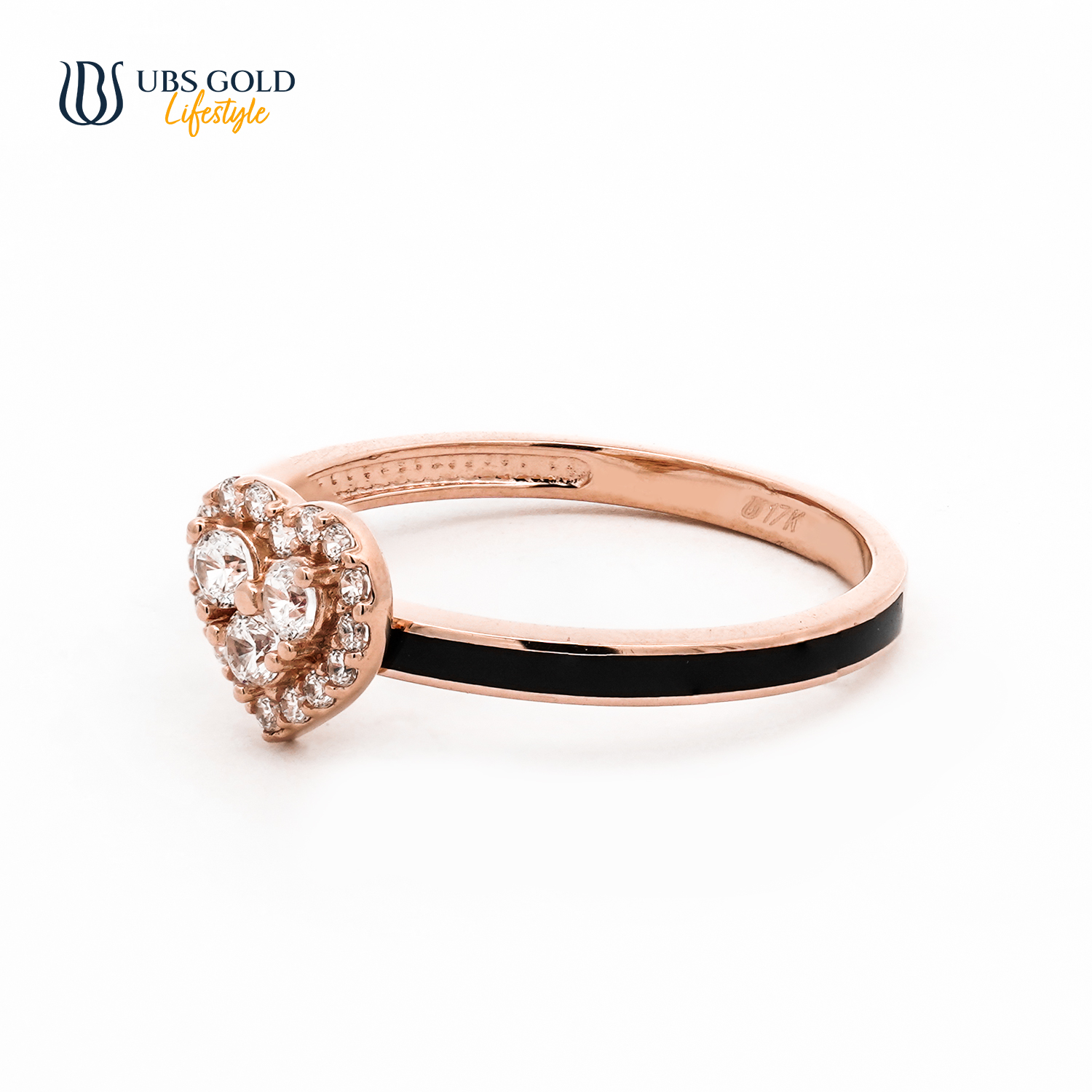 UBS Gold Cincin Emas Millie Molly - Cc17382I - 17K