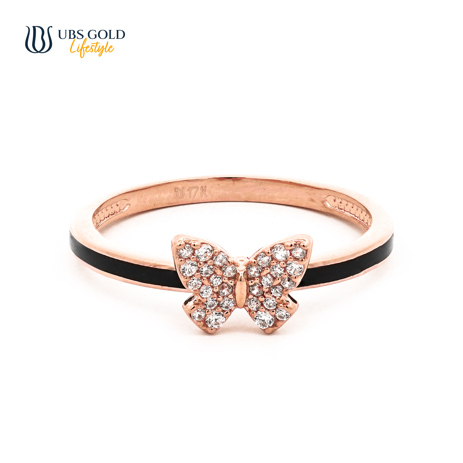 UBS Gold Cincin Emas Millie Molly - Cc17384I - 17K