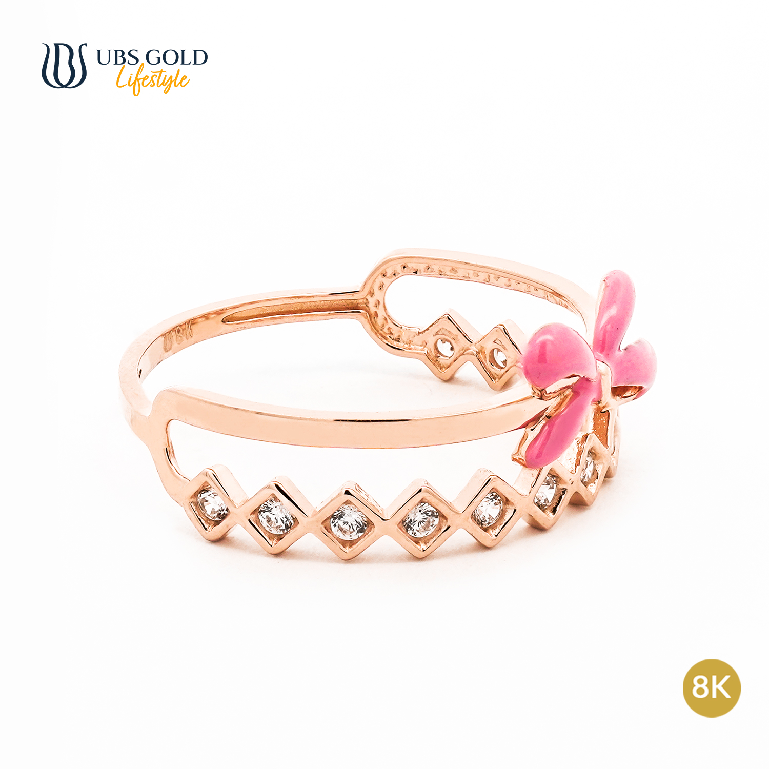 UBS Gold Cincin Emas Brigita - Cc17434K - 8K