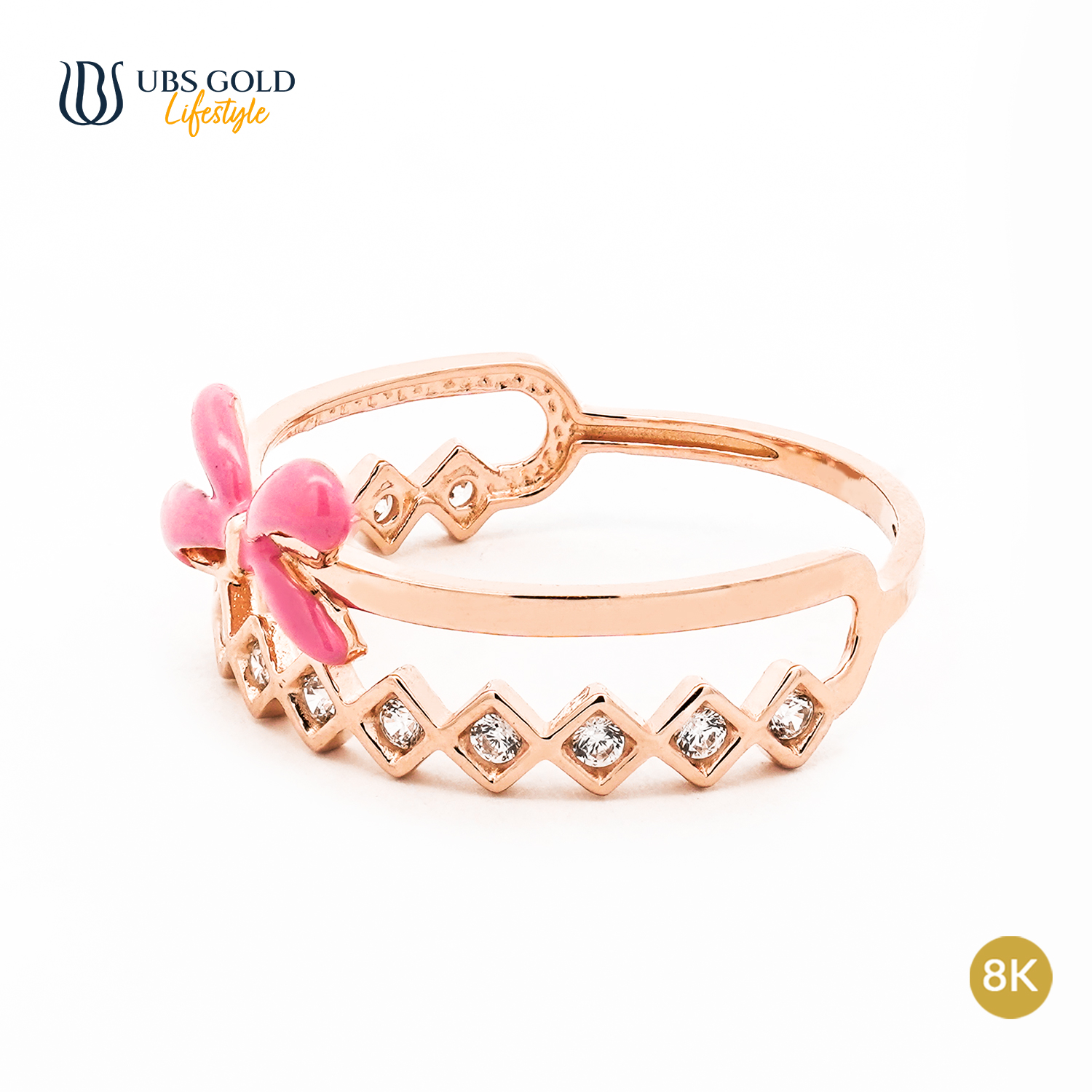 UBS Gold Cincin Emas Brigita - Cc17434K - 8K