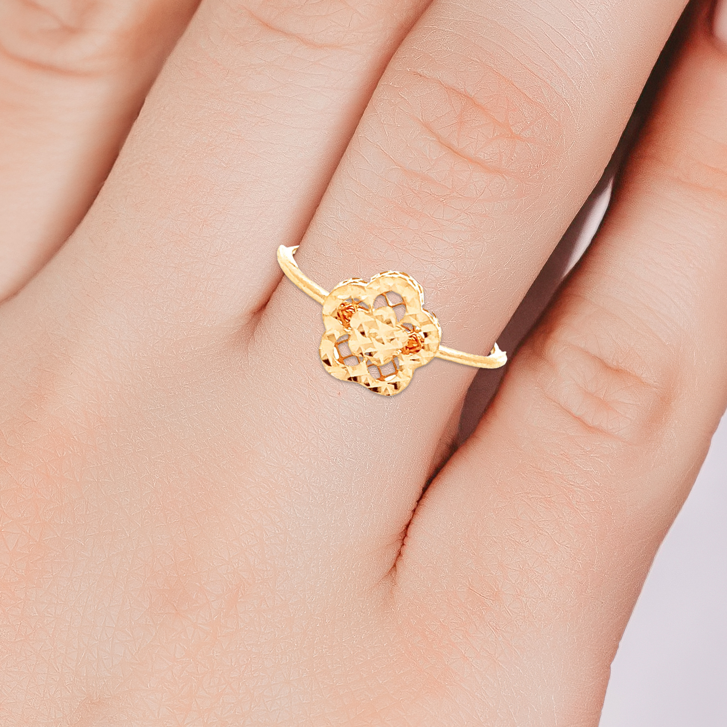 UBS Gold Cincin Emas Millie Molly - Csc0824S - 17K