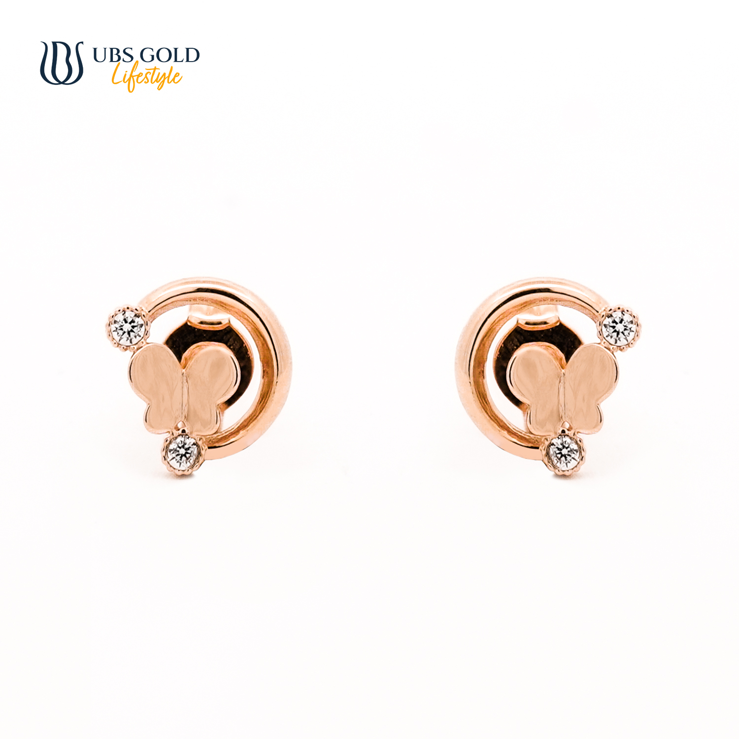 UBS Gold Anting Emas Millie Molly - Cwb1007 - 17K
