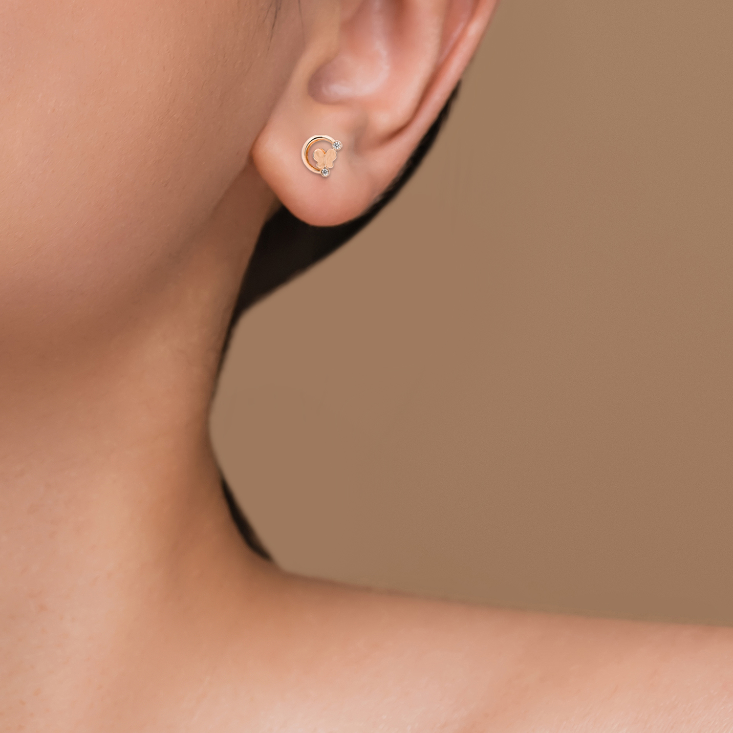 UBS Gold Anting Emas Millie Molly - Cwb1007 - 17K