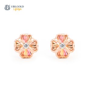 UBS Gold Anting Emas Millie Molly Rainbow - E6w0018 - 17K