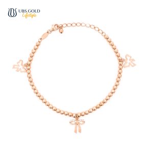 UBS Gold Gelang Emas Wollie Ball - Ggvo000204 - 17K