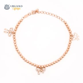 UBS Gold Gelang Emas Wollie Ball - Ggvo000207- 17K