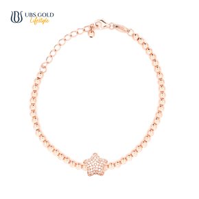 UBS Gold Gelang Emas Wollie Ball - Ggvo000220 - 17K