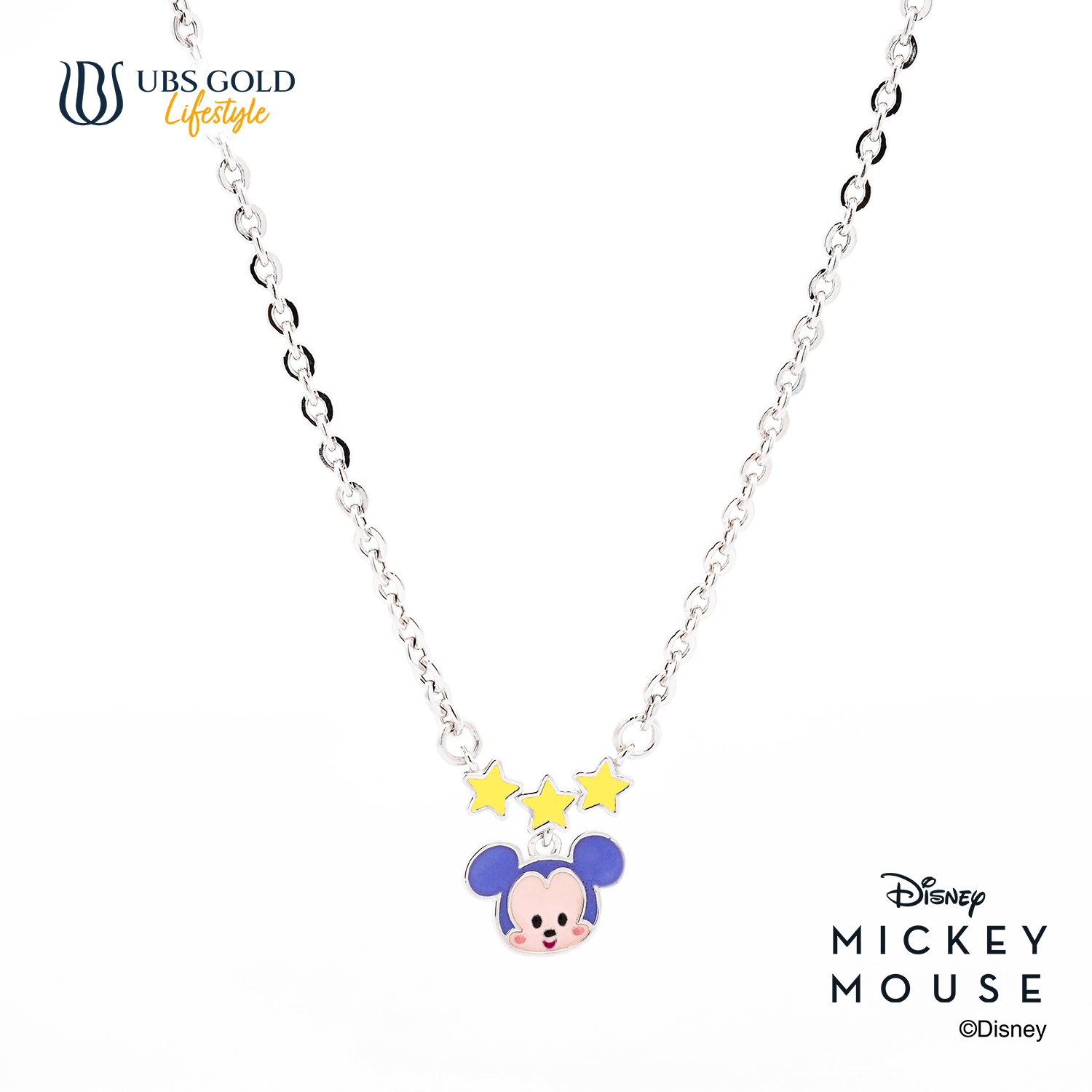 UBS Gold Kalung Emas Anak Disney Mickey Mouse - Hky0229 - 17K