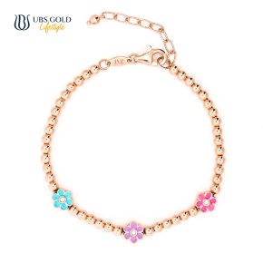 UBS Gold Gelang Emas Wollie Ball - Kdg0331 - 17K