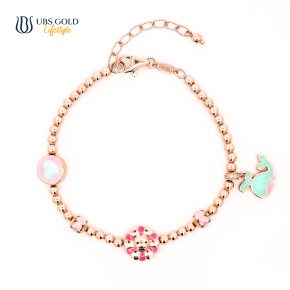 UBS Gold Gelang Emas Wollie Ball - Kdg0347 - 17K