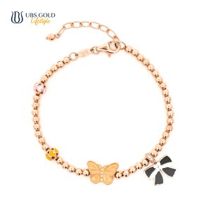 UBS Gold Gelang Emas Wollie Ball - Kdg0354 - 17K