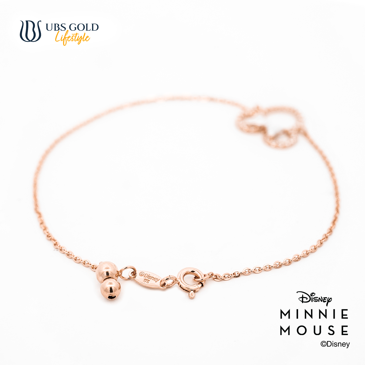 UBS Gold Gelang Emas Disney Minnie Mouse - Kgy0155 - 17K