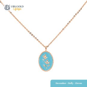 UBS Gold Kalung Emas Flower Birth - Kkv15707 - 17K - Dec