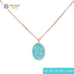 UBS Gold Kalung Emas Flower Birth - Kkv15717 - 17K - May