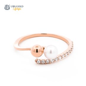 UBS Gold Cincin Emas Pearly - Ksc1189 - 17K