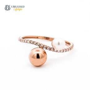 UBS Gold Cincin Emas Pearly - Ksc1191 - 17K