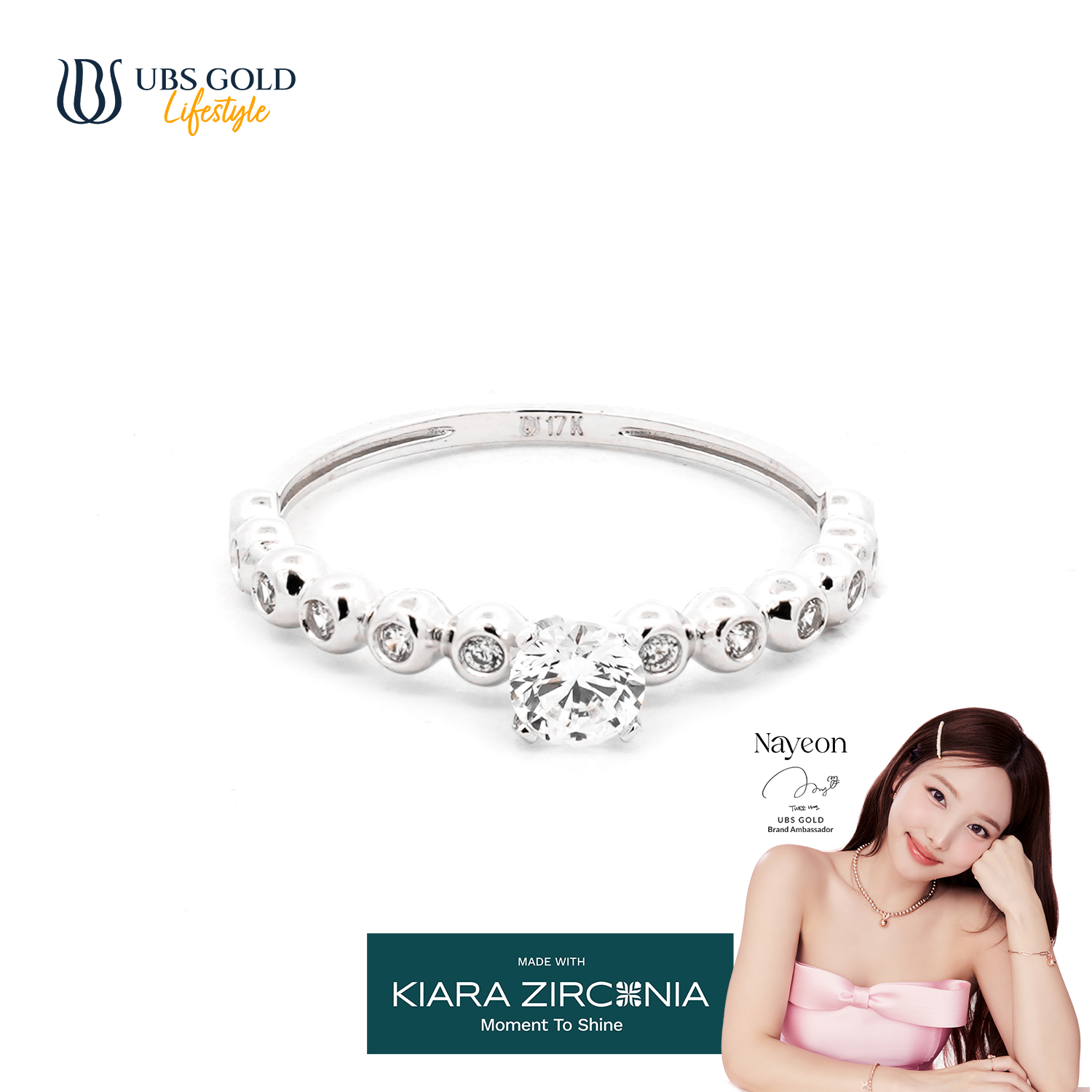 UBS Gold Cincin Emas - Cc17358 - 17K