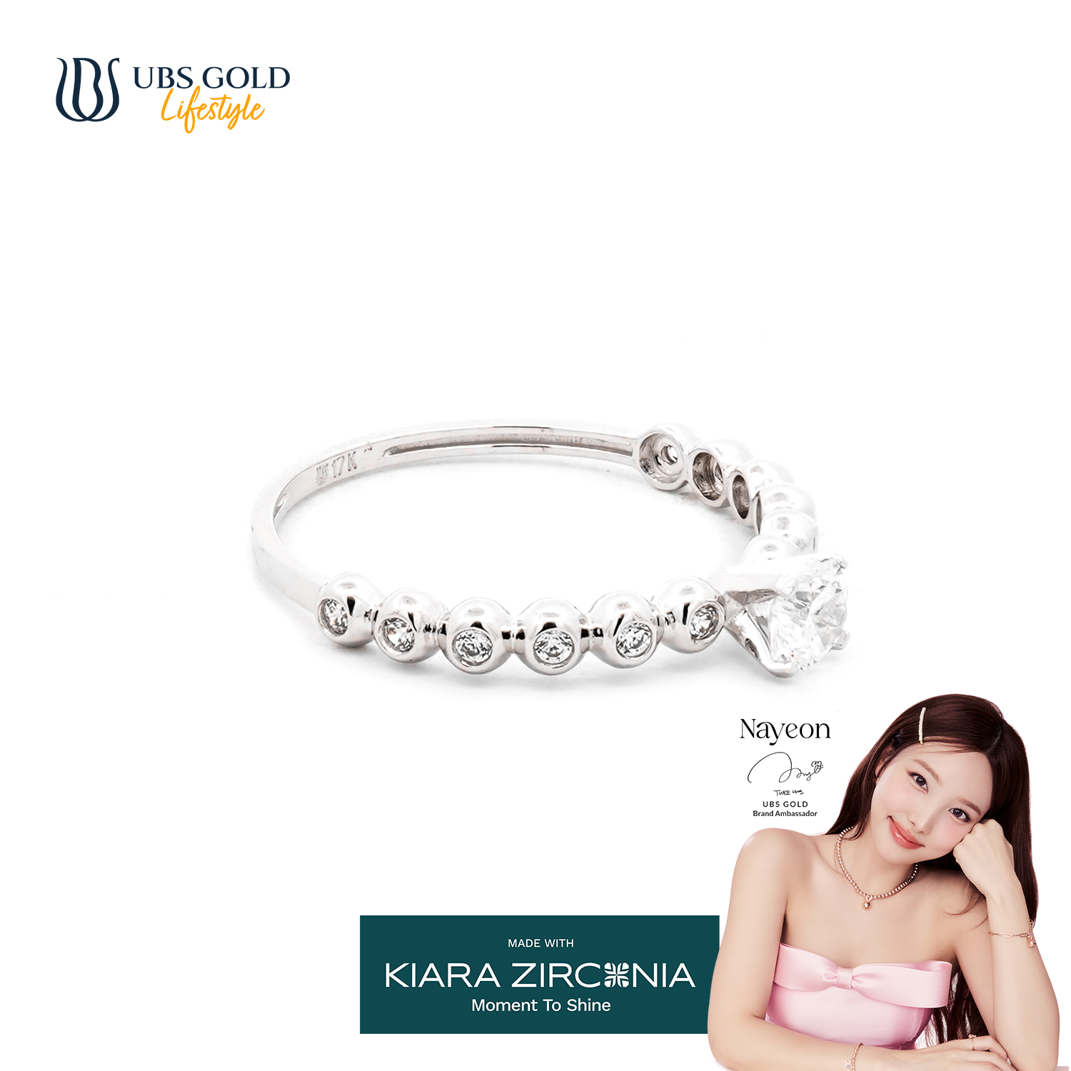 UBS Gold Cincin Emas - Cc17358 - 17K