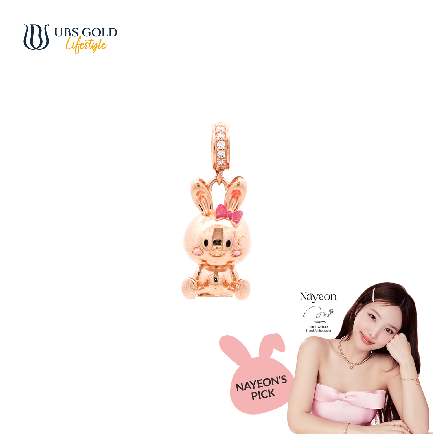 UBS Gold Liontin Emas Sweetie Yeonni - Cdl0205 - 17K