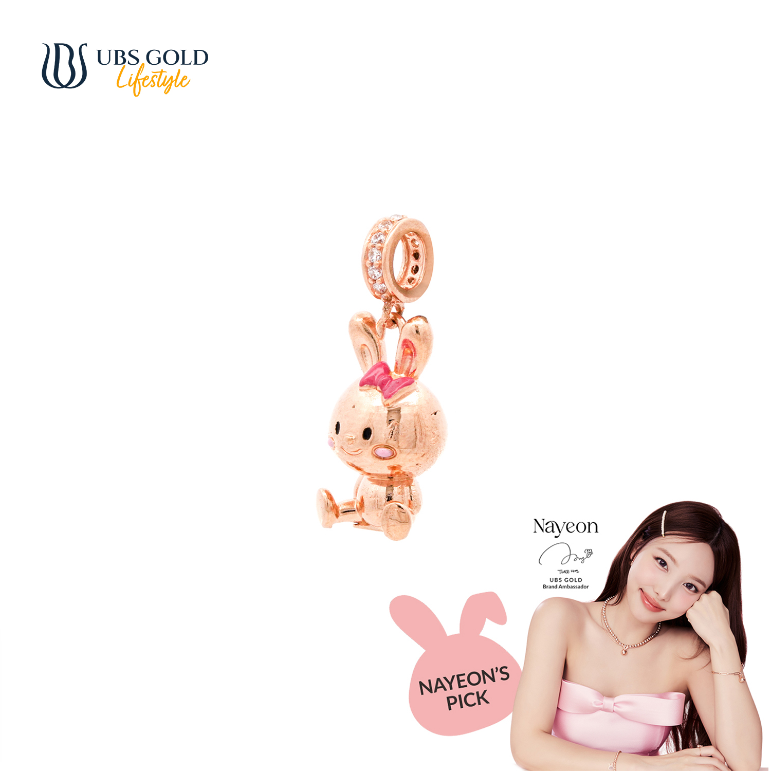 UBS Gold Liontin Emas Sweetie Yeonni - Cdl0205 - 17K