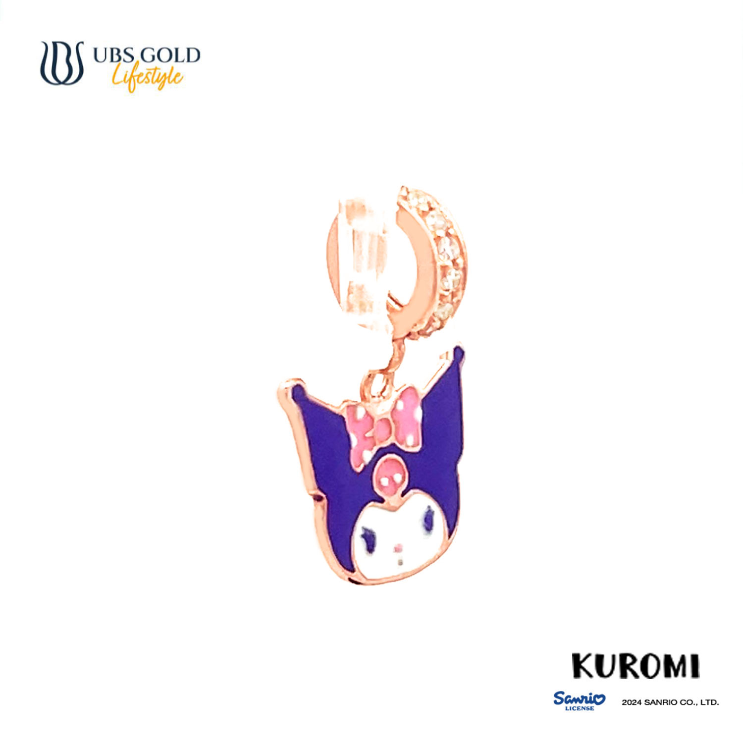 UBS Gold Liontin Emas Sanrio Kuromi Sweetie - Clz0015 - 17K