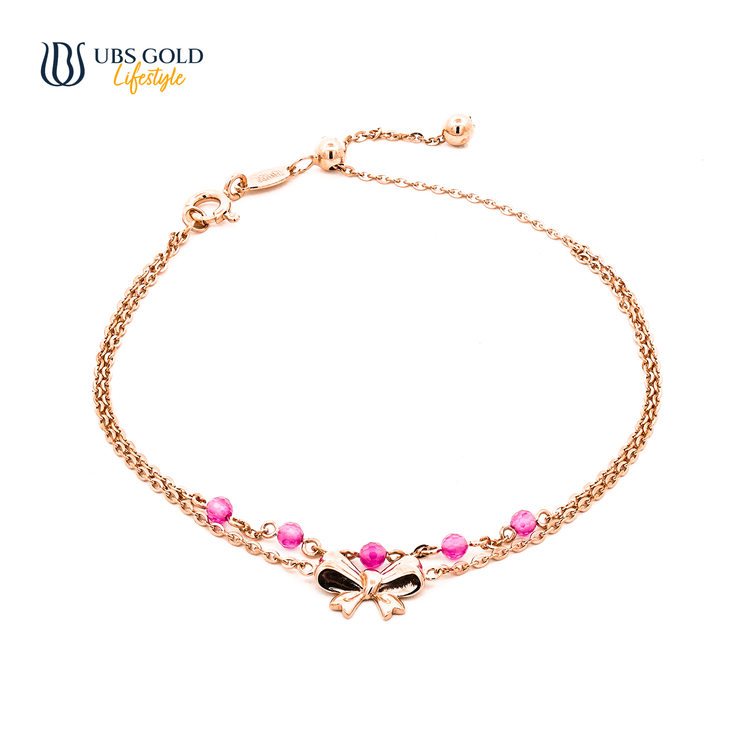 UBS Gold Gelang Emas Bubbly - Kgv7425 - 17K