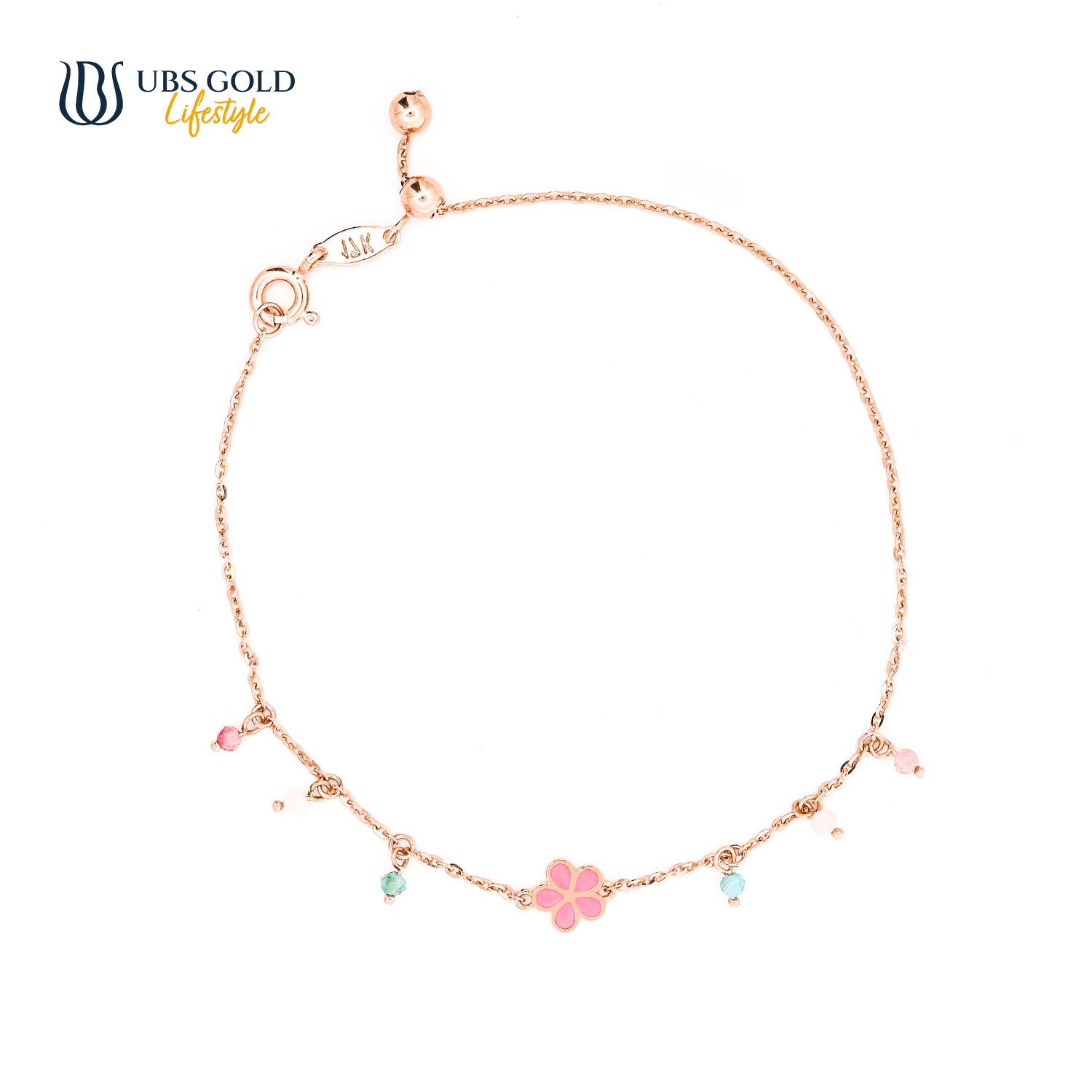 UBS Gold Gelang Emas Bubbly - Kgv7429 - 17K