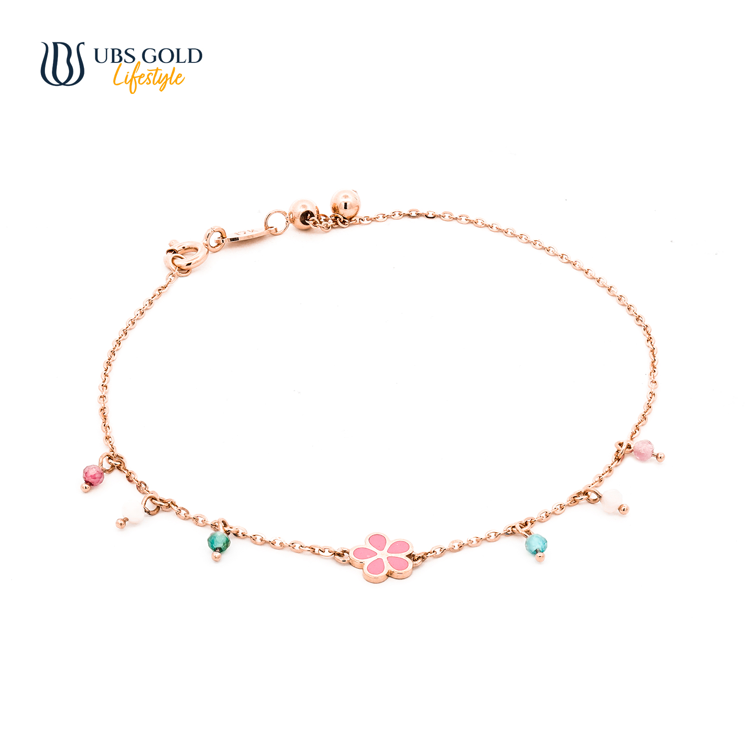 UBS Gold Gelang Emas Bubbly - Kgv7429 - 17K