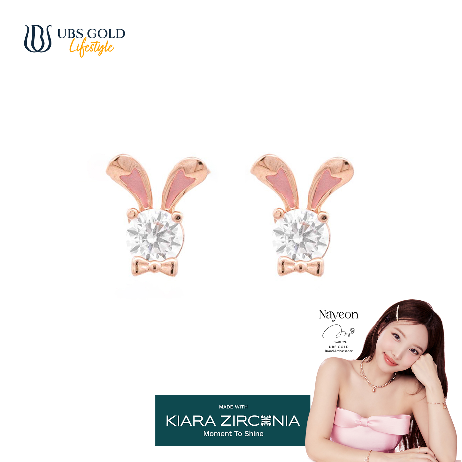 UBS Gold Anting Emas Yeonni - Ksw1175 - 17K