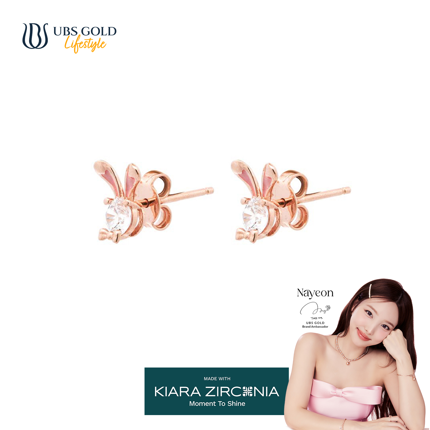 UBS Gold Anting Emas Yeonni - Ksw1175 - 17K