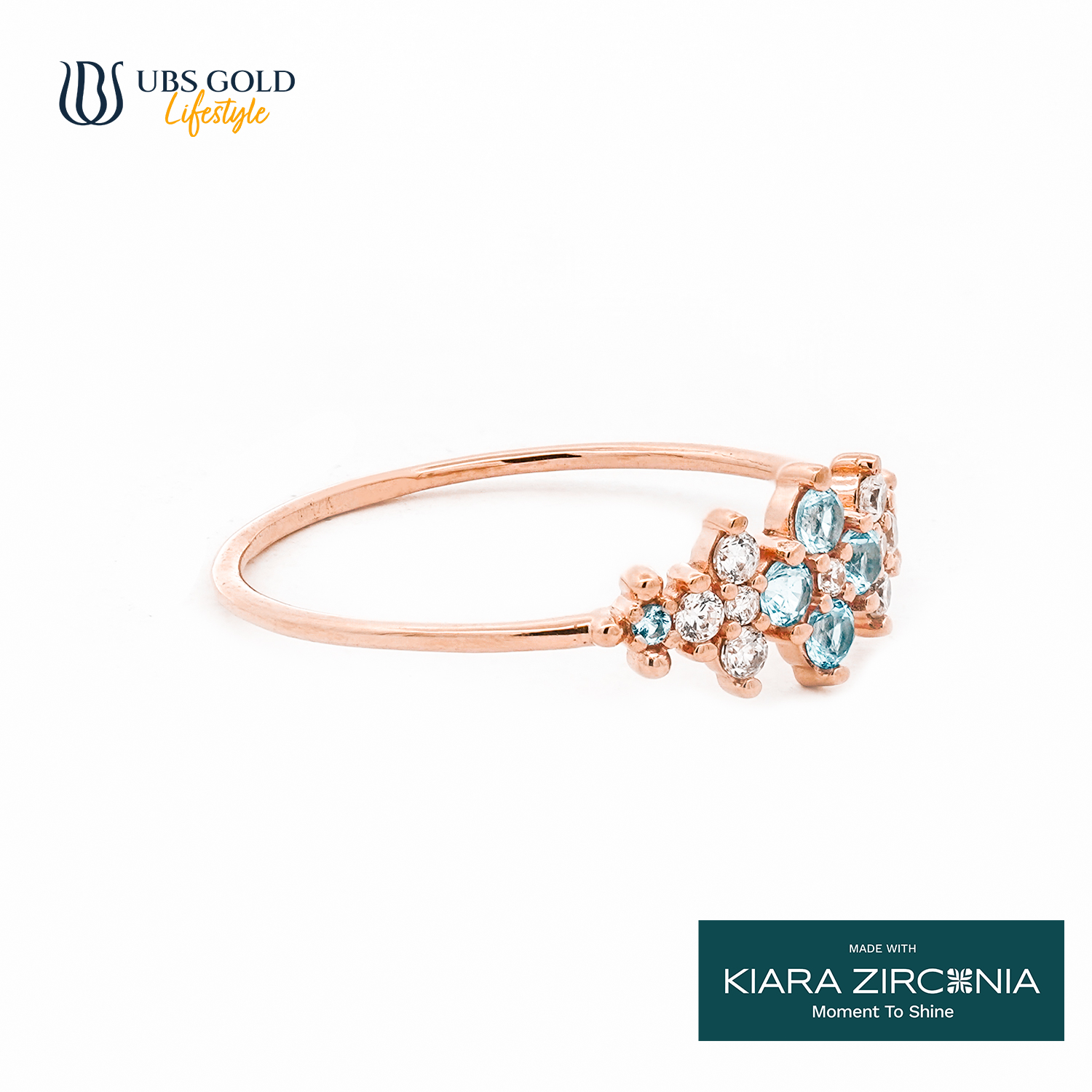 UBS Gold Cincin Emas Sparkle - Cc17352B - 17K