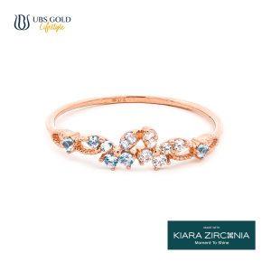 UBS Gold Cincin Emas Sparkle - Cc17386B - 17K