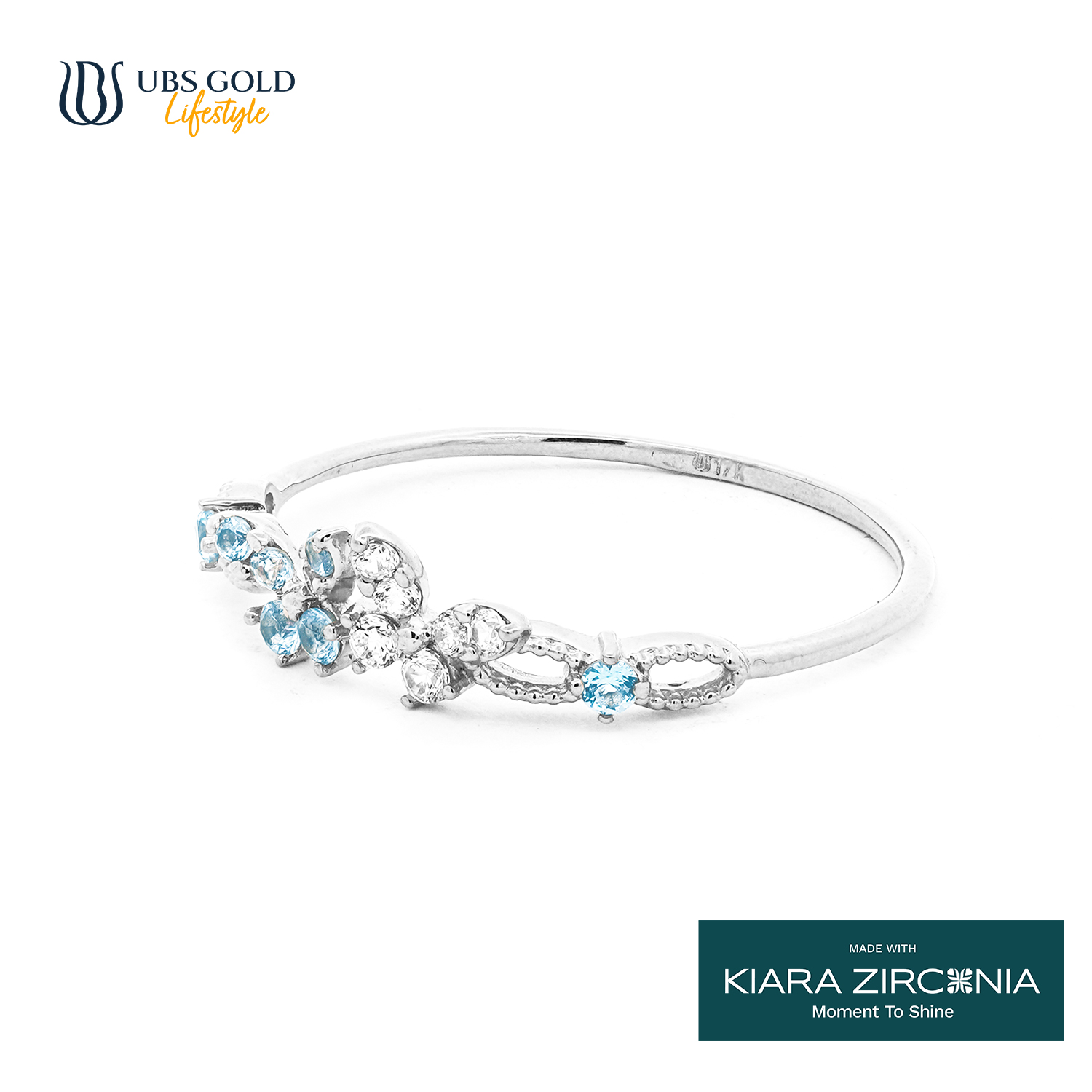 UBS Gold Cincin Emas Sparkle - Cc17386B - 17K