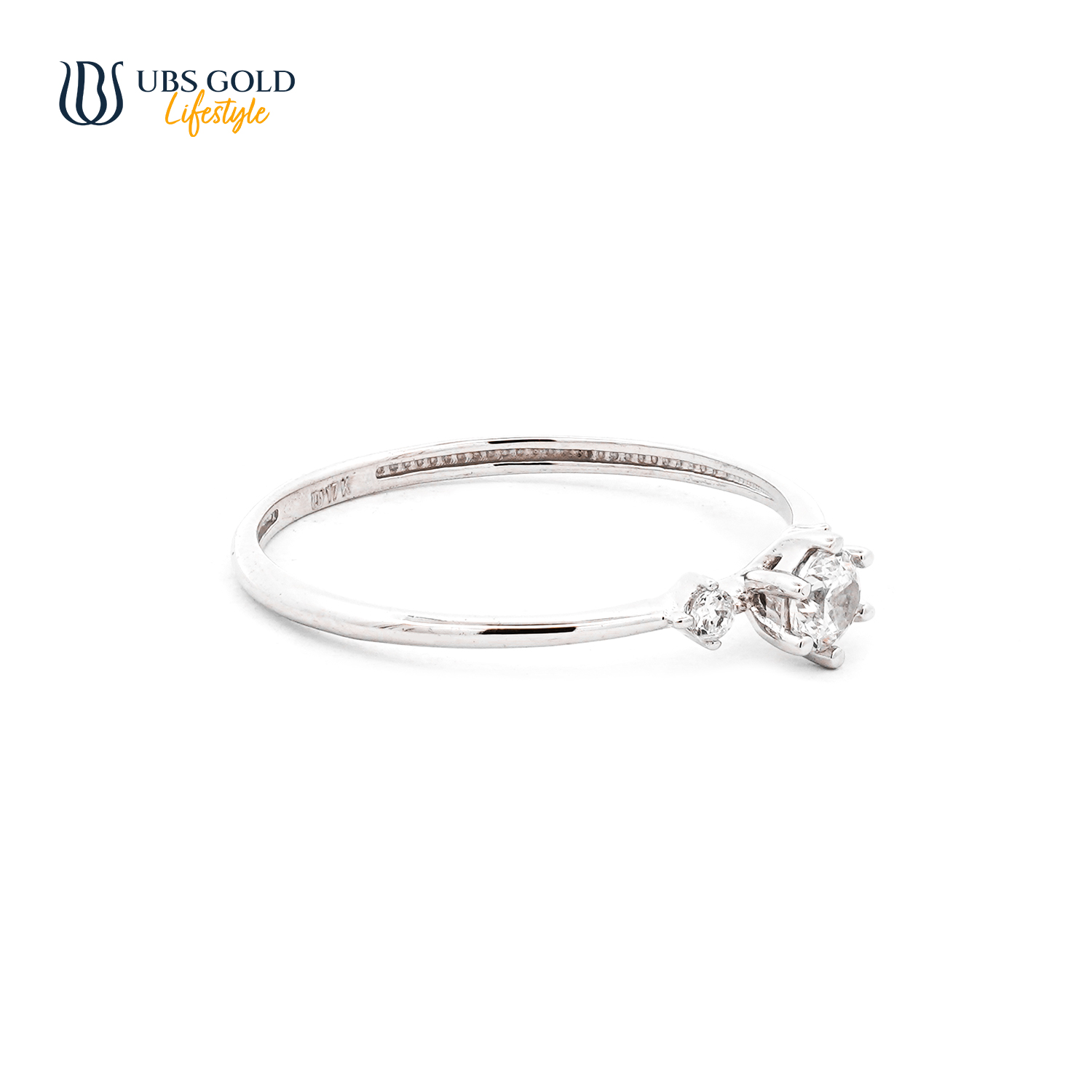 UBS Gold Cincin Emas Solitaire - Cc17477 - 17K