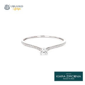 UBS Gold Cincin Emas Solitaire - Cc17485 - 17K